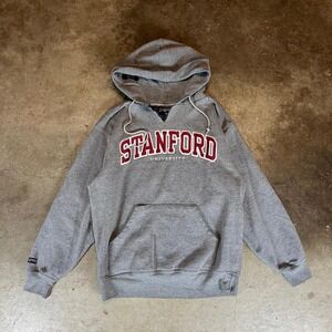 Vintage Y2K Stanford University grey hoodie Men's Size Medium